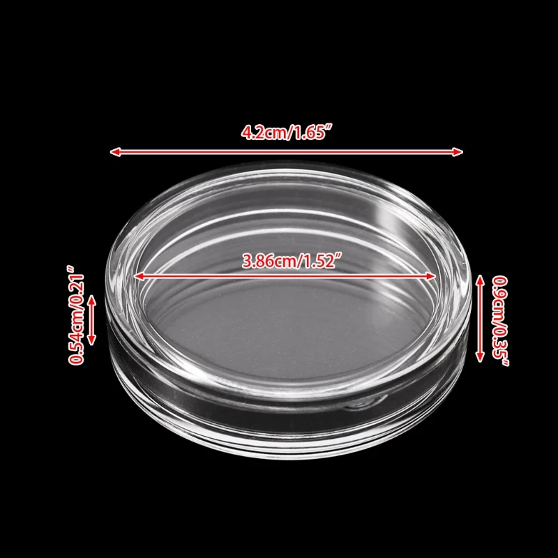 Vòng Acrylic Đồng Xu Hộp Bảo Quản Đồng Tiền Huy Hiệu Huy Chương Bộ Sưu Tập Giá Đỡ Dành Cho Cuộc Thi Giải Thưởng Huy Hiệu Thổ Cẩm