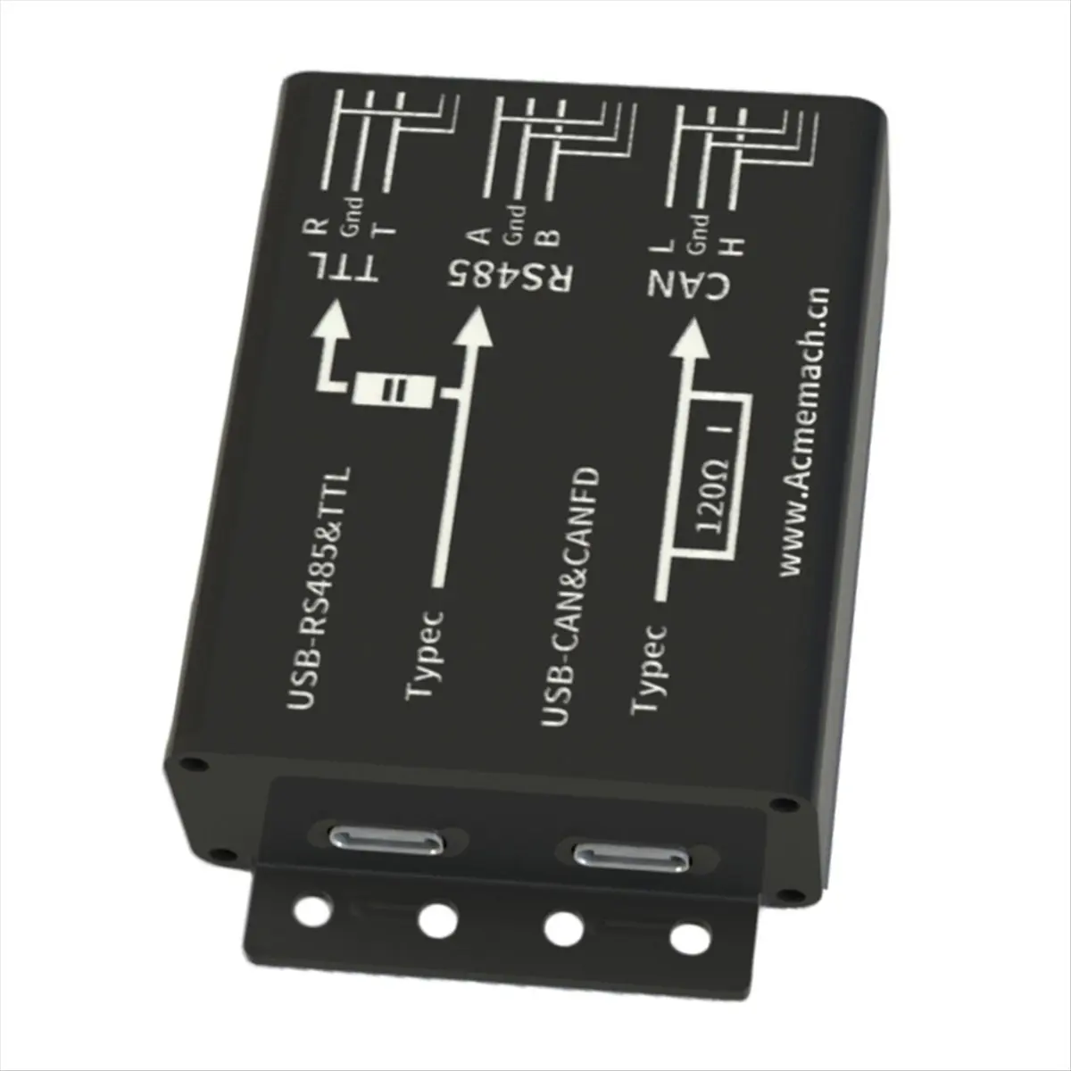 USB to CAN FD Adapter USB-CANFD Debugger Supports USB to CANFD + RS485/TTL for Industrial Sites