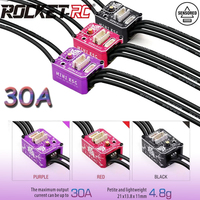 ROCKET RC KIWAMI MINI 30A ESC Sensored Brushless Electronic speed controller 2S LIPO for 1/28 1/27 RC mini Cars Mosquito Cars