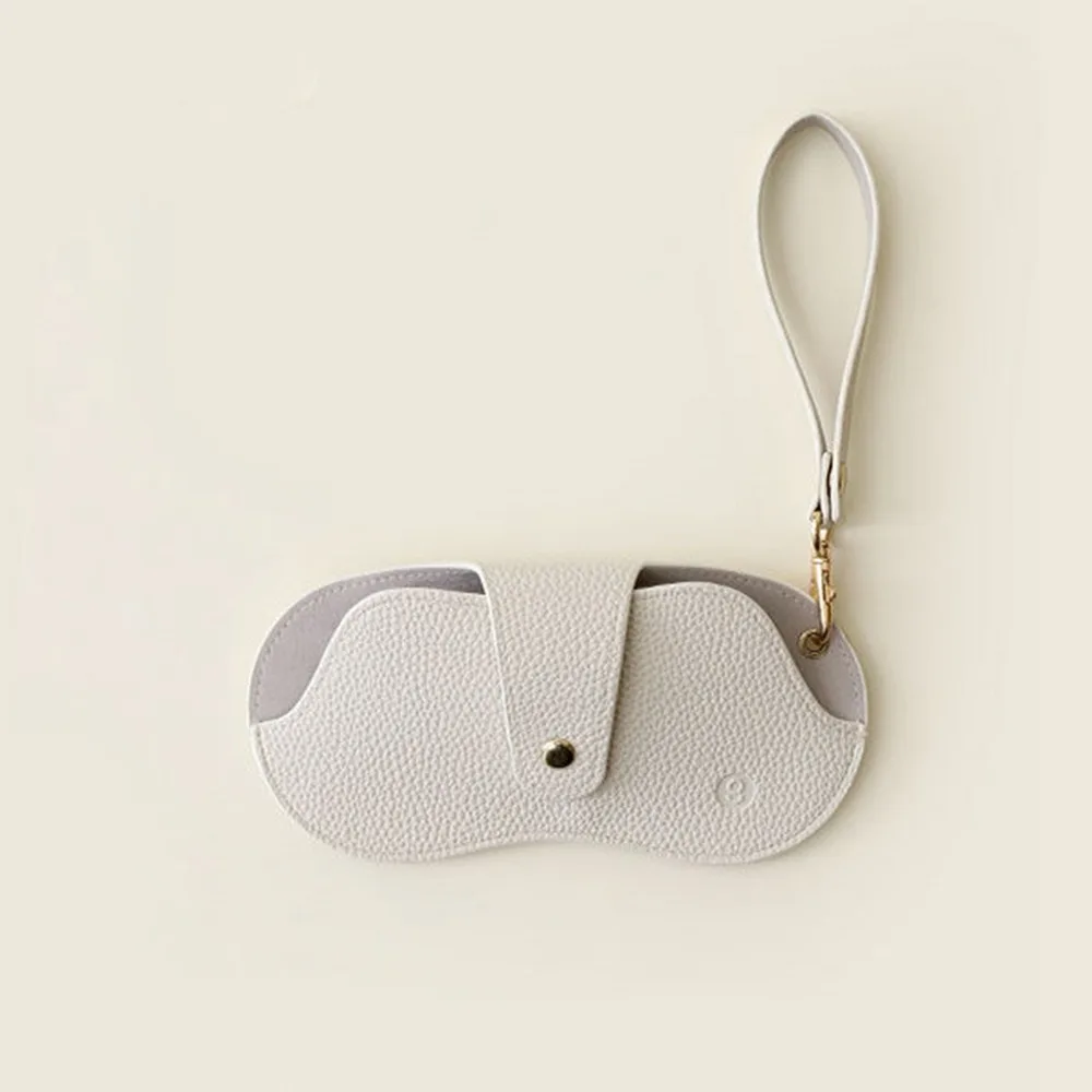 

Sunglasses Pouch Pu Leather Glasses Bag Eyewear Protector Case Portable Glasses Storage Bag Glasses Clip Korean Style