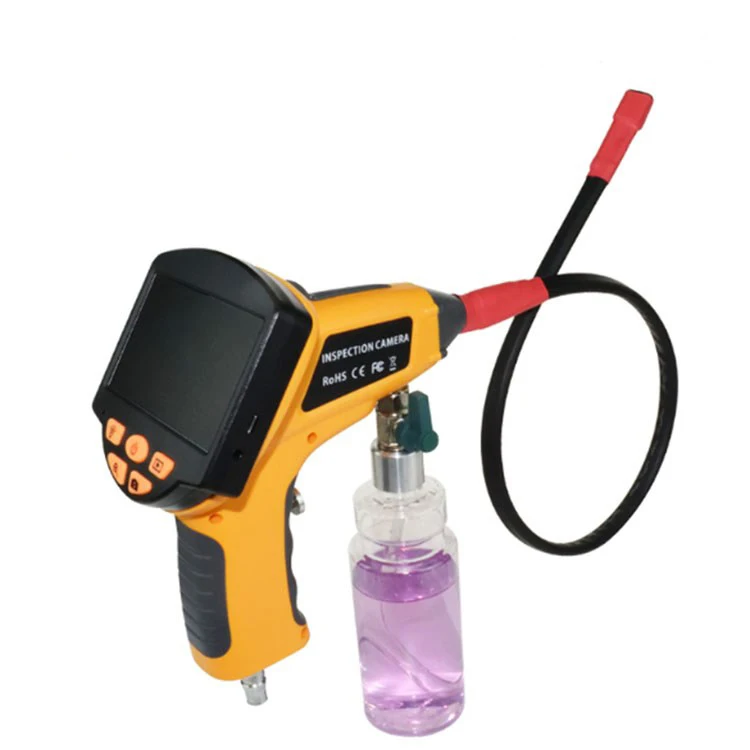 Car Air Conditioner Visual Cleaning Gun with 4.3"LCD display, Pipe Endoscope Gun Evaporation Box Visible Cleaning Gun