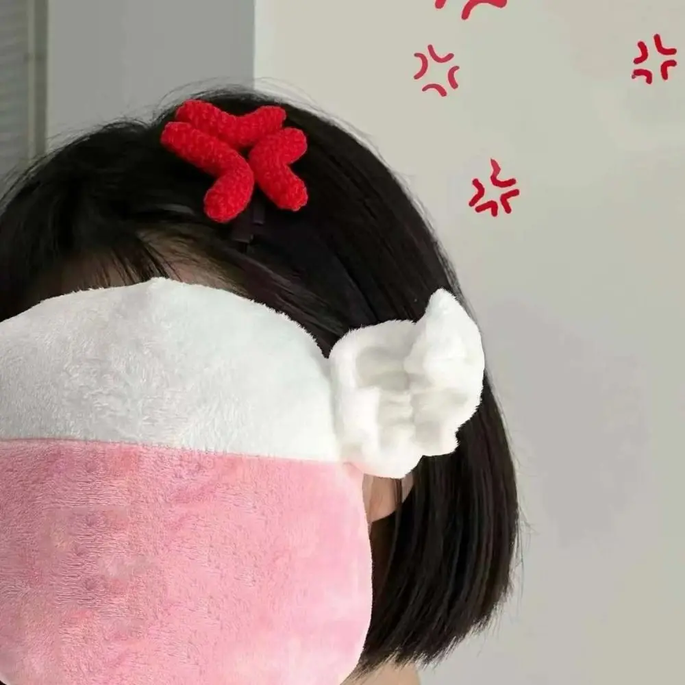 

Duckbill Clip Angry Emotion Hair Clip Hair Accessories Back Clip Funny Crochet Barrettes Korean Style Cartoon Side Clip Wedding