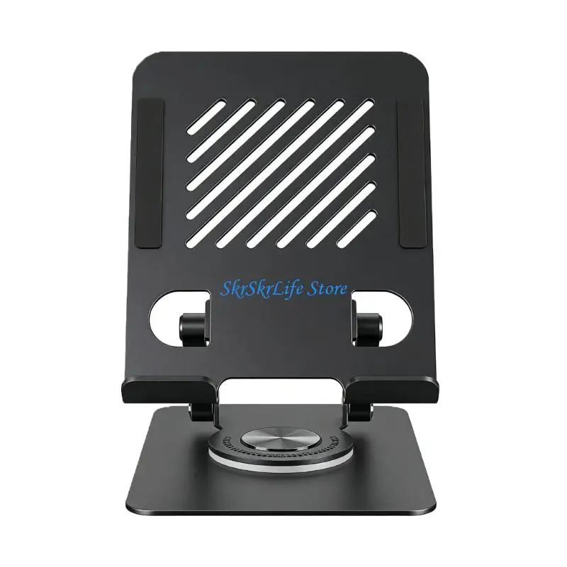 E65E Tablet Bracket Tablet Bracket Multifunctional Desktop Lazy Bracket 360 Degree Rotation Foldable Stand