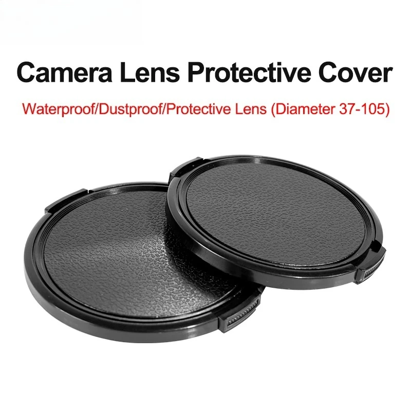 Camera Cap Lens Cap Lens Cover Protector Universal For Canon Nikon Sony Olypums Fuji  37 39 40.5 43 46 49 52 55 58 62 67