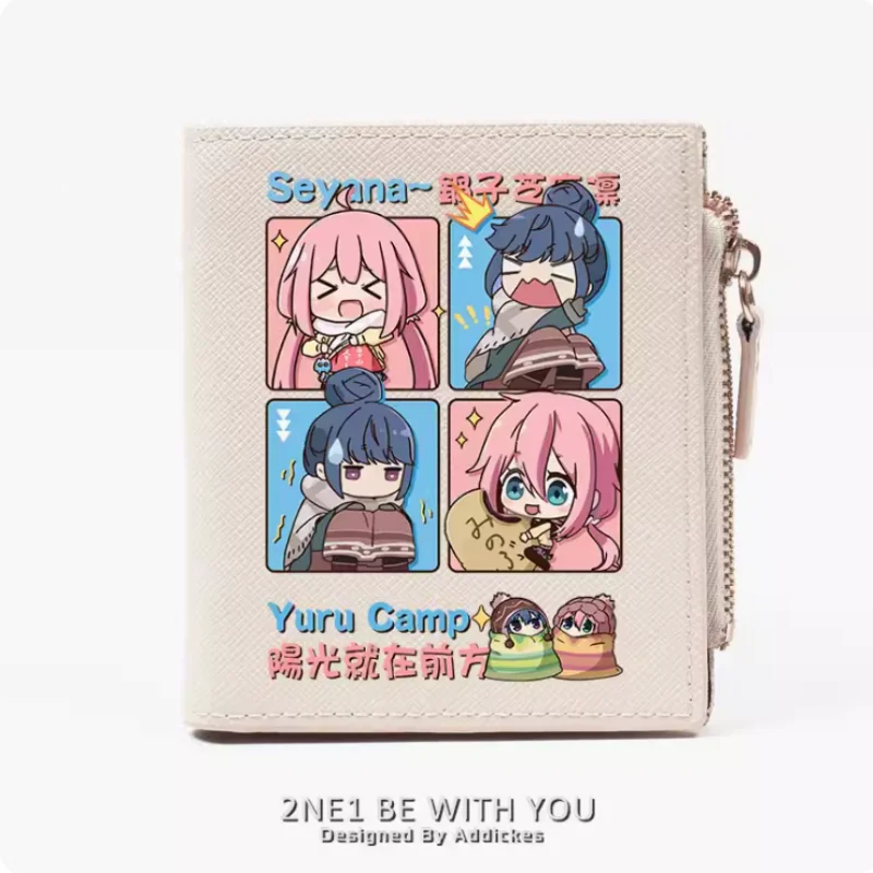 

Anime Virtual Camp Fashion Wallet PU Purse Card Coin Zipper Money Bag Cosplay Gift B1225