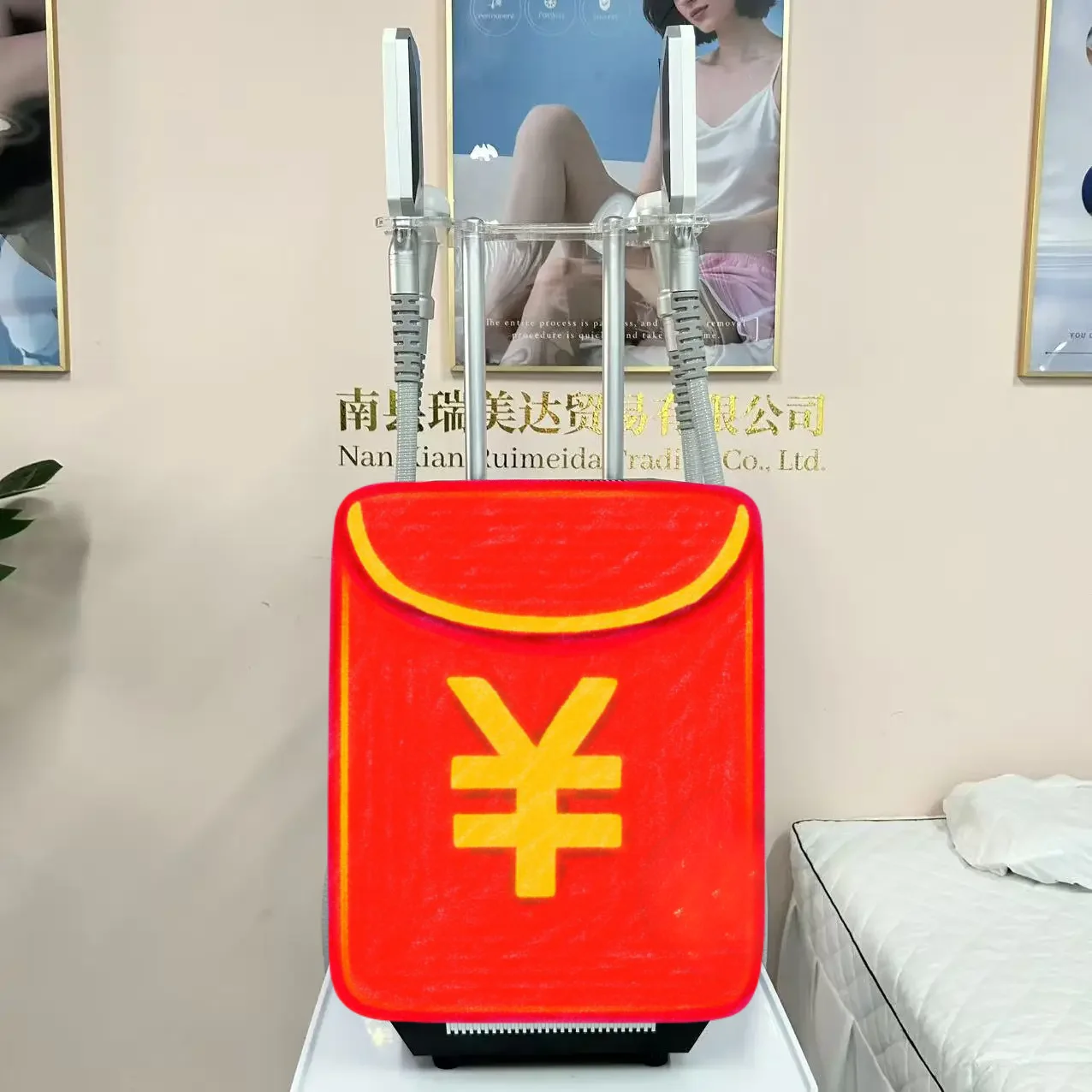 Portable Non Invasive Cold and Heat Therapy EMS Beauty Machine for Facial Firming Skin Care and Body Shaping Home Salon Use