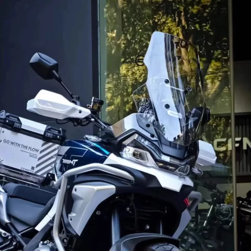 For CFMOTO 700MT 800MTX 1000MTX MT700 Motorcycle Wind Screen Front Glass Windshield Modification Heightened And Widened Fit