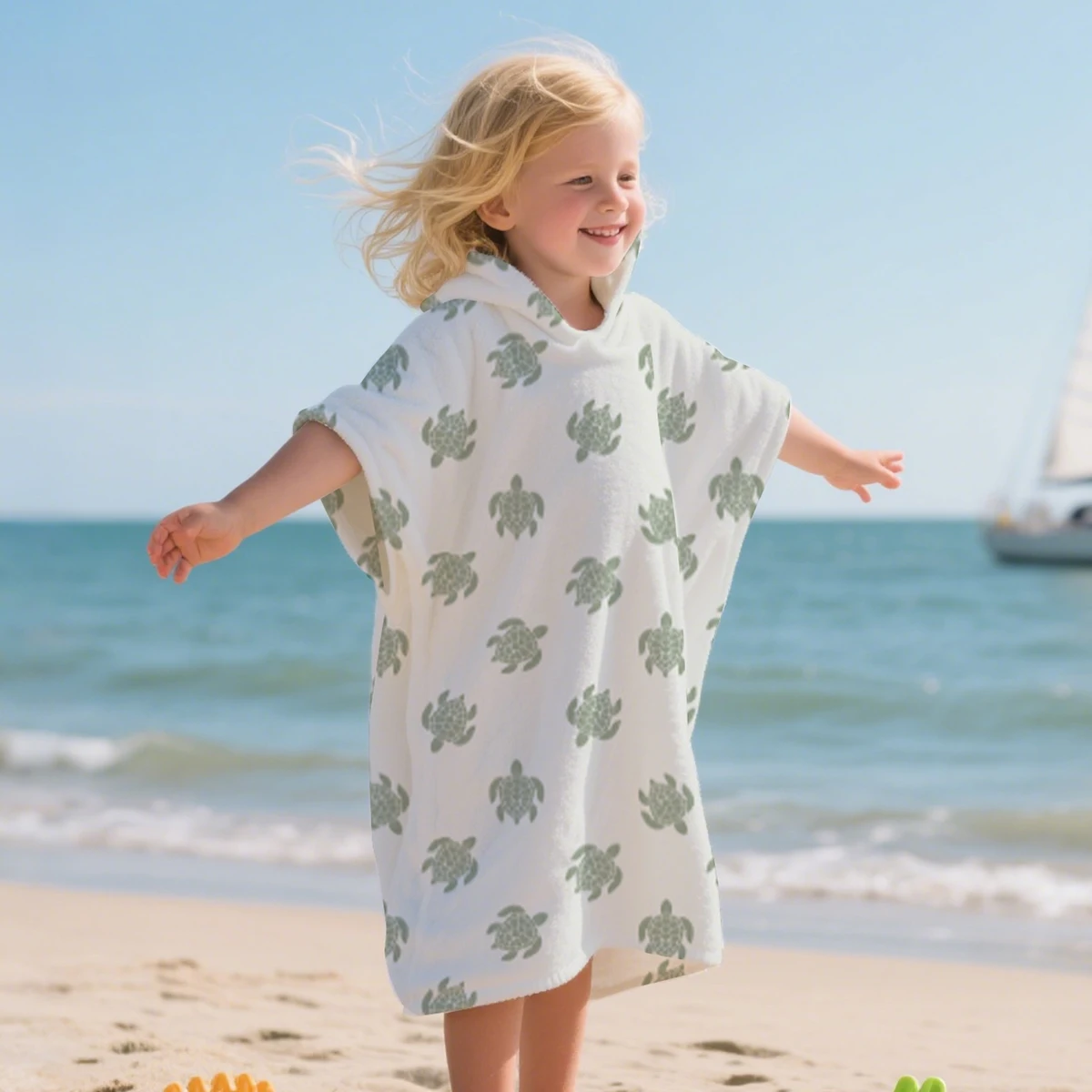 

Kangobaby Baby Bath Towel Absorbent Beach Towel Quick Drying Hooded Raincoat Baby Shower Baby Swimming Pool Towel 0-5 Years