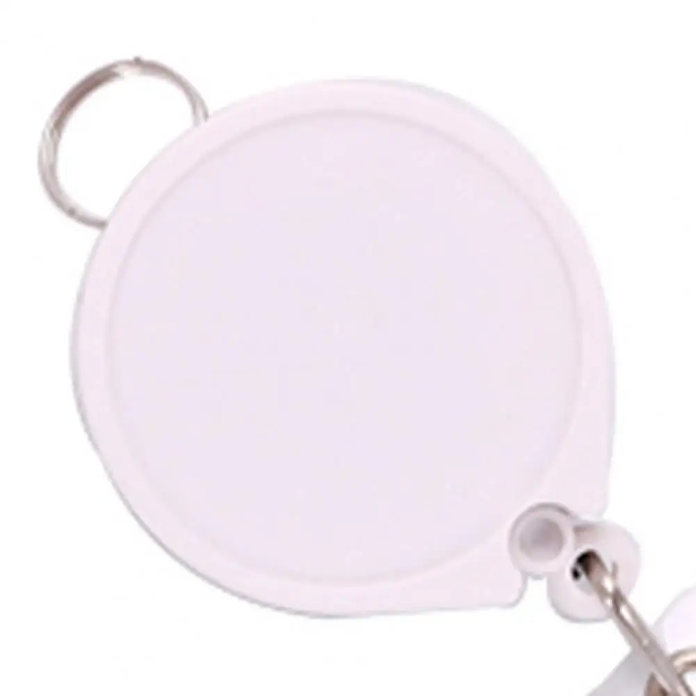 Name Tag Reel Ultra-Light Adjustable Plastic Retractable Badge Holder ID Card Extender Elastic Keychain Anti Lost Office Supply