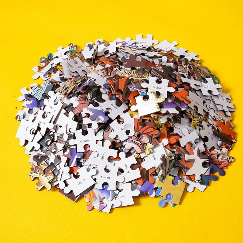 70*50cm Adult Paper Jigsaw Puzzle 500 Pieces Gift Box Landscape Characters High Difficulty Brain Stress Relief Game Toys