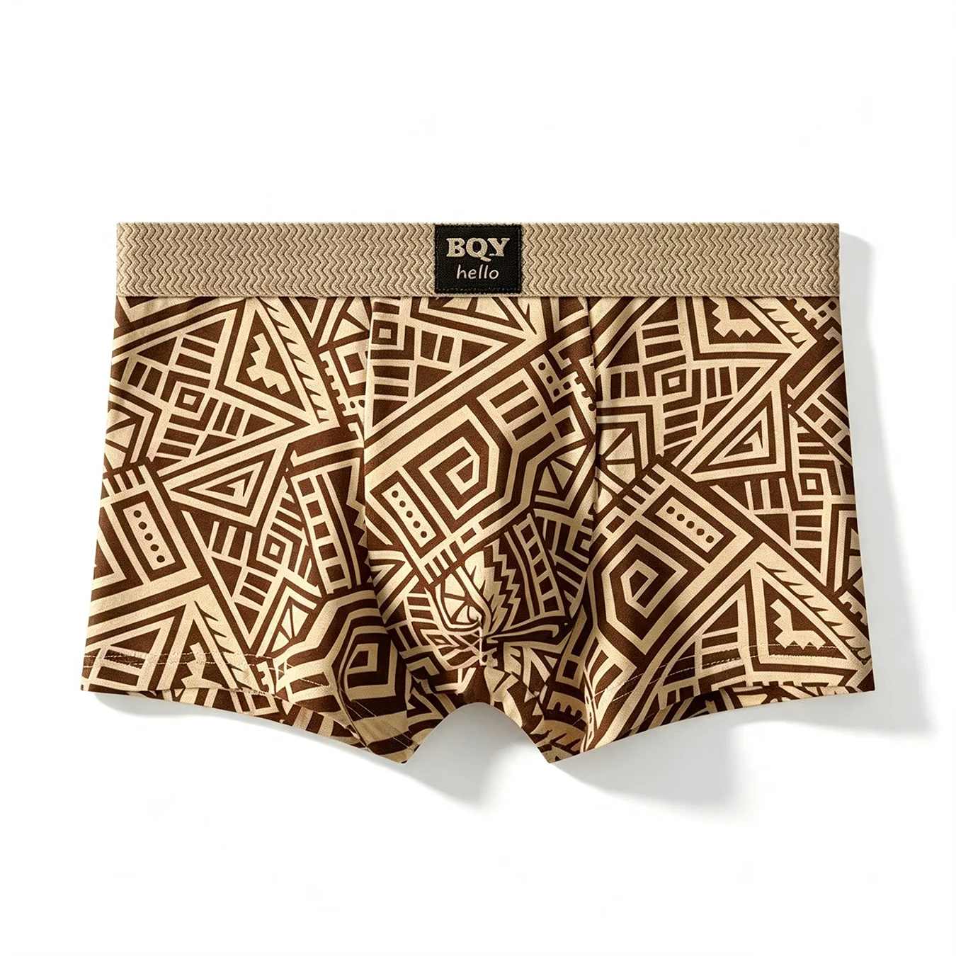 3-teiliges Set Vintage-Print Herren-Unterhosen Weiche Atmungsaktive Feuchtigkeitsableitende Boxershorts für Männer Lässige und Modische Unterwäsche – Detail 6