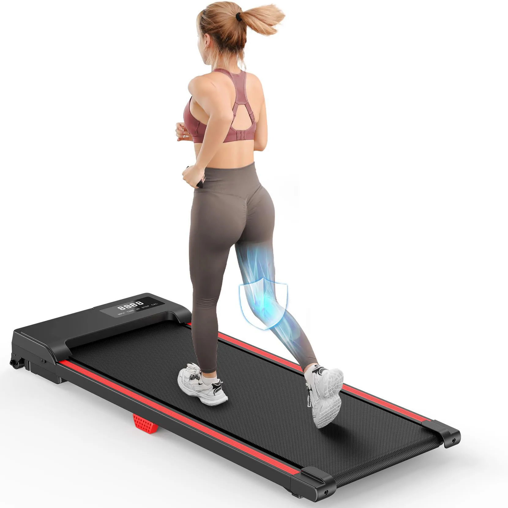 Lfly Small Walkingpad Home Office Use Walking Pad Treadmill Mini Treadmill Home Fitness Walking Pad Under Desk Treadmill