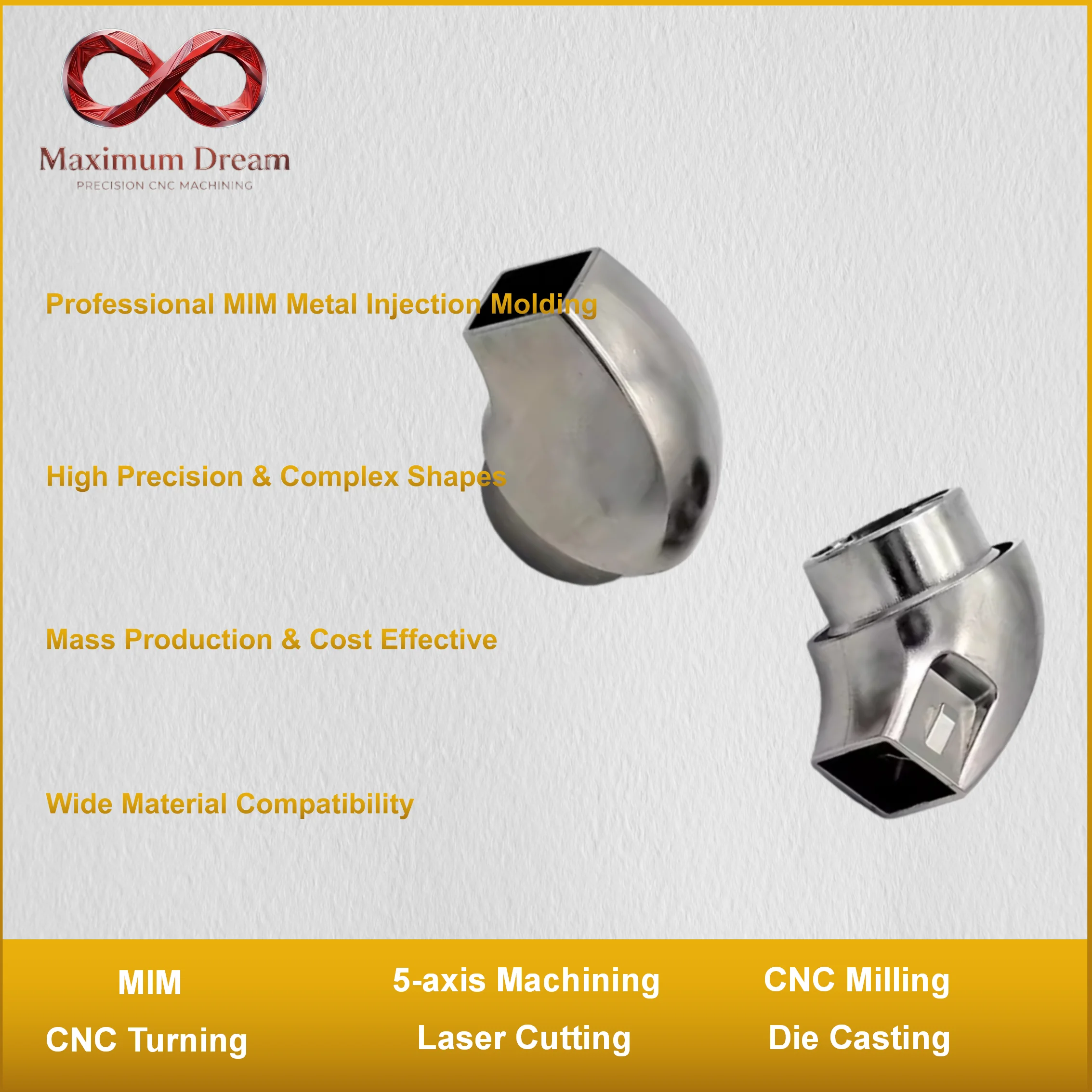 OEM MIM Powder Metallurgy Custom Complex Metal Components for Watch Smart Wearable 3C Electronic Industry