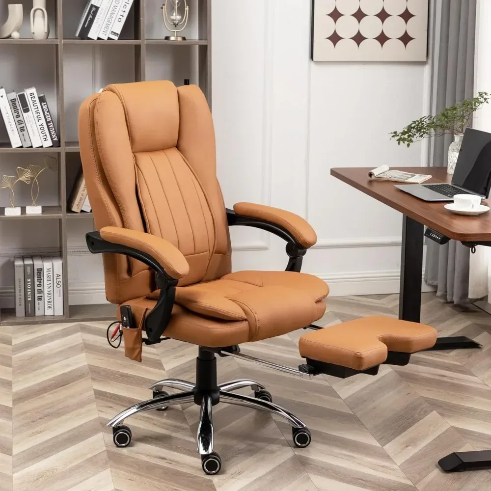 Massage Chair, Office Chair for Learning, Ergonomic Computer Chair with Kneading and Vibration Functions