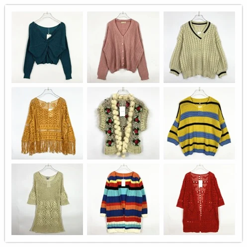 

Вязаный свитер ручной работы в стиле ретро с вышивкой и цветочным узором, с воротником-хомутом, T48, универсальный, притягательный, летний, модный