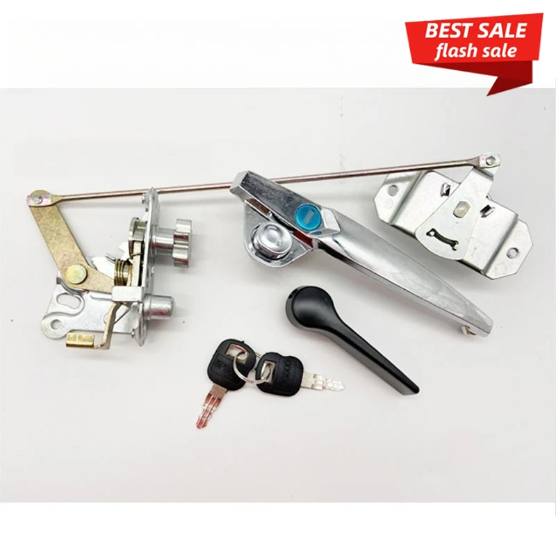 Excavator Door Lock Accessories for CAT E200B 70B 120B Cab Lock Assembly Lock Block Inside and Outside Handle
