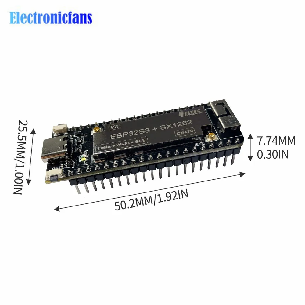 Imagem -06 - Placa de Desenvolvimento sem Fio Stick Lite Compatível com Esp32-s3 Node Tipo-c Esp32 Mais Lora v3 433510mhz 863-928mhz