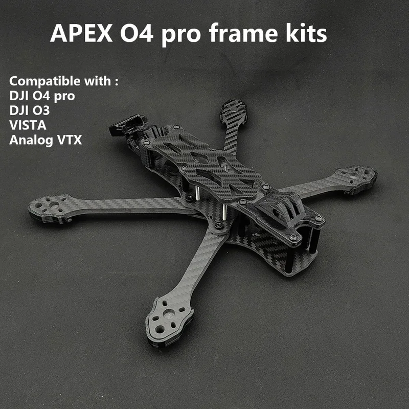 APEX O4 pro Frame  DC/X 5in For DJI O4 Pro /O3 Air Unit RC Racing Drone Quadcopter For CADDX vista polar nebula pro RunCam Link