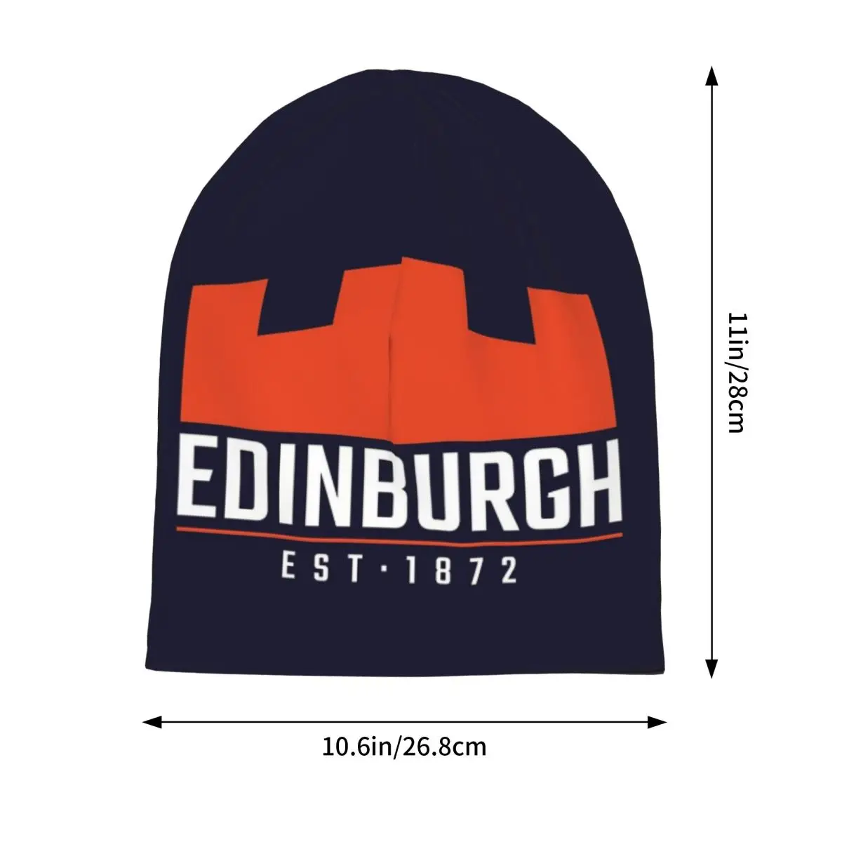 

The Edinburgh Rugby Logo 2 Warm Knitted Cap Hip Hop Bonnet Hat Autumn Winter Outdoor Beanies Hats for Unisex Adult