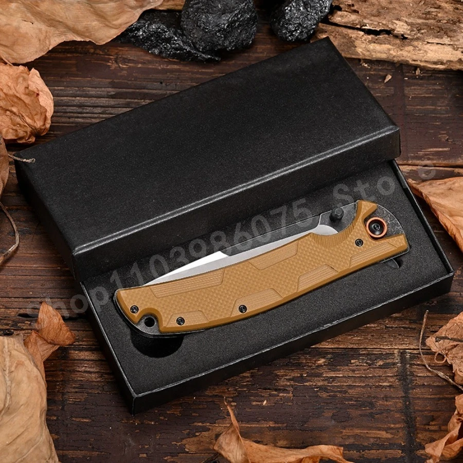 1 шт. портативный складной нож со стальным лезвием D2 и ручкой G10, подходящий для кемпинга, пешего туризма, ежедневной переноски в чрезвычайных ситуациях
