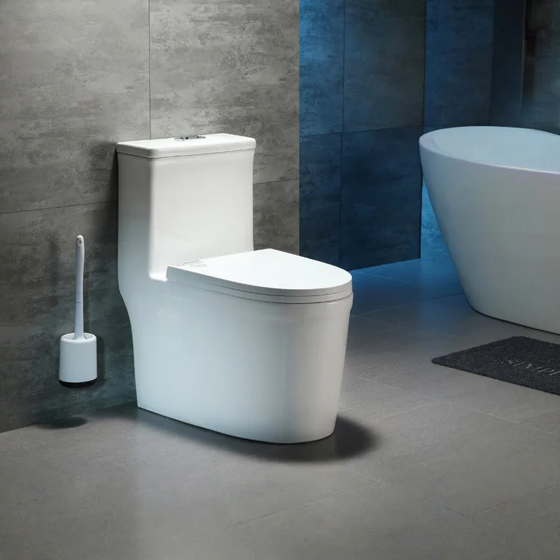 

Household Guesthouse Toilet Large Caliber Siphon Type Odor Proof Water- Saving High Flush Easy to Clean Toilet