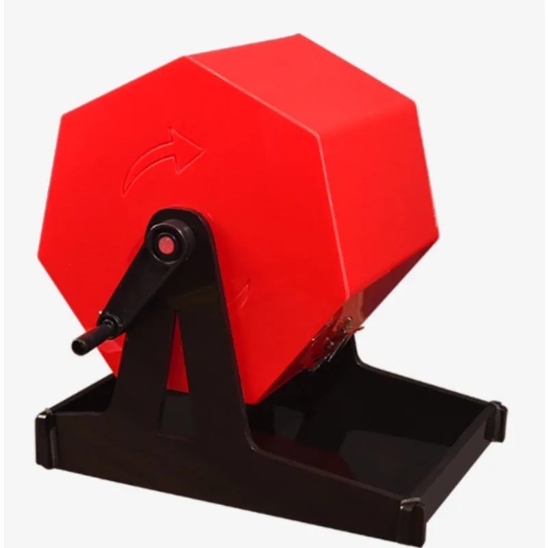 Lottery Machine Manual Draw Turntable with Two-Color Balls Large Spinning Wheel for Number Selection Party Games Event Promotion