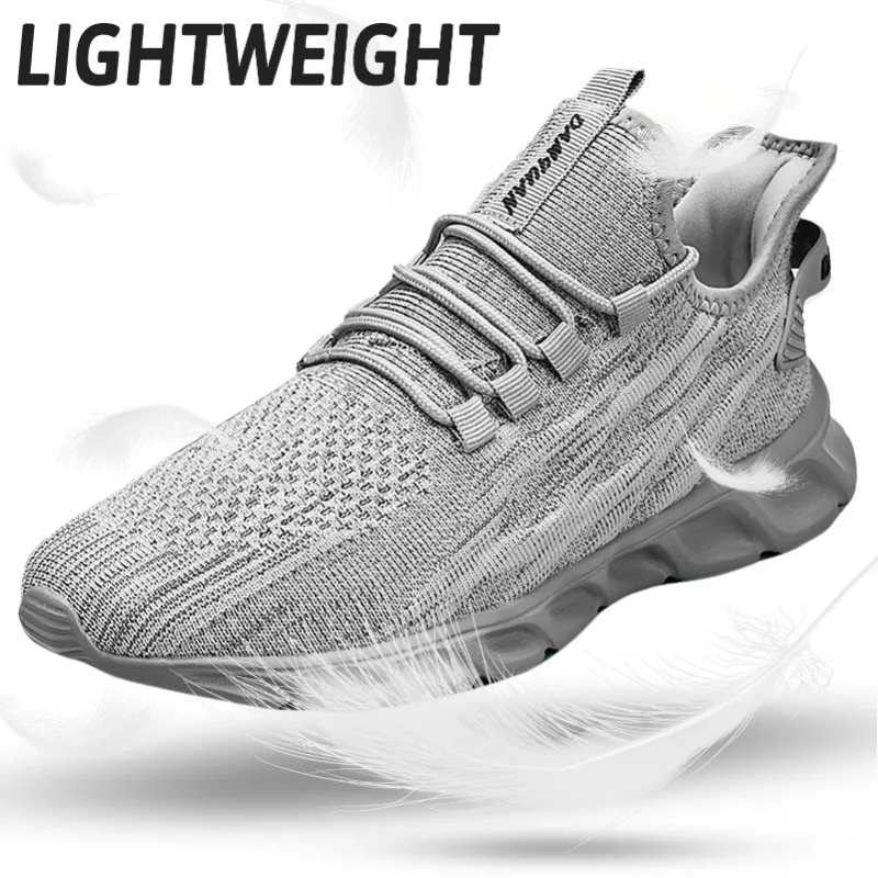 

Breathable Men Running Shoes Non-Slip Mesh Sneakers Fashion Color Design Women Comfortable Walking Gym Shoes for All Seasons