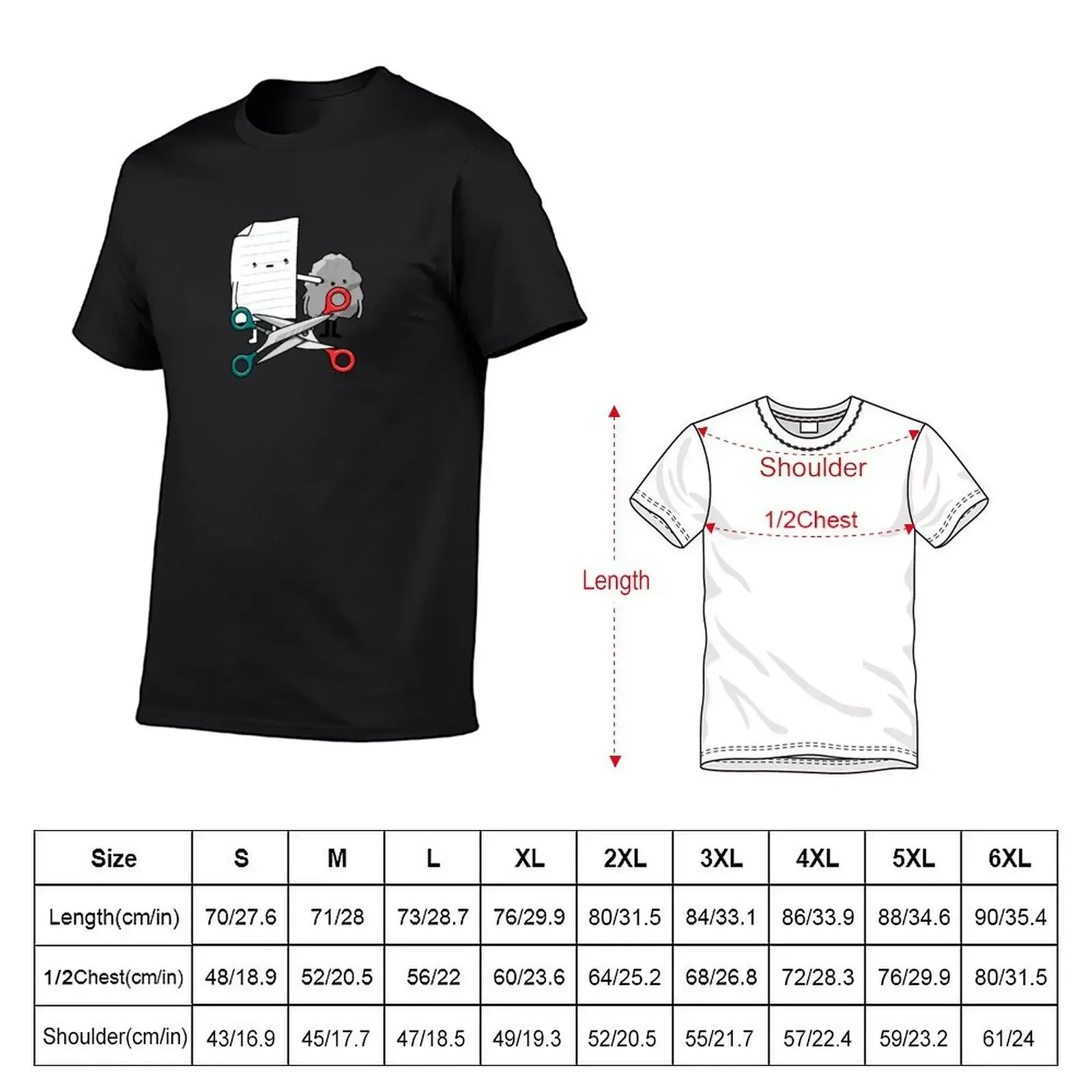 Rock paper scissors T-Shirt man t shirt essential t shirt summer top anime mens champion t shirts