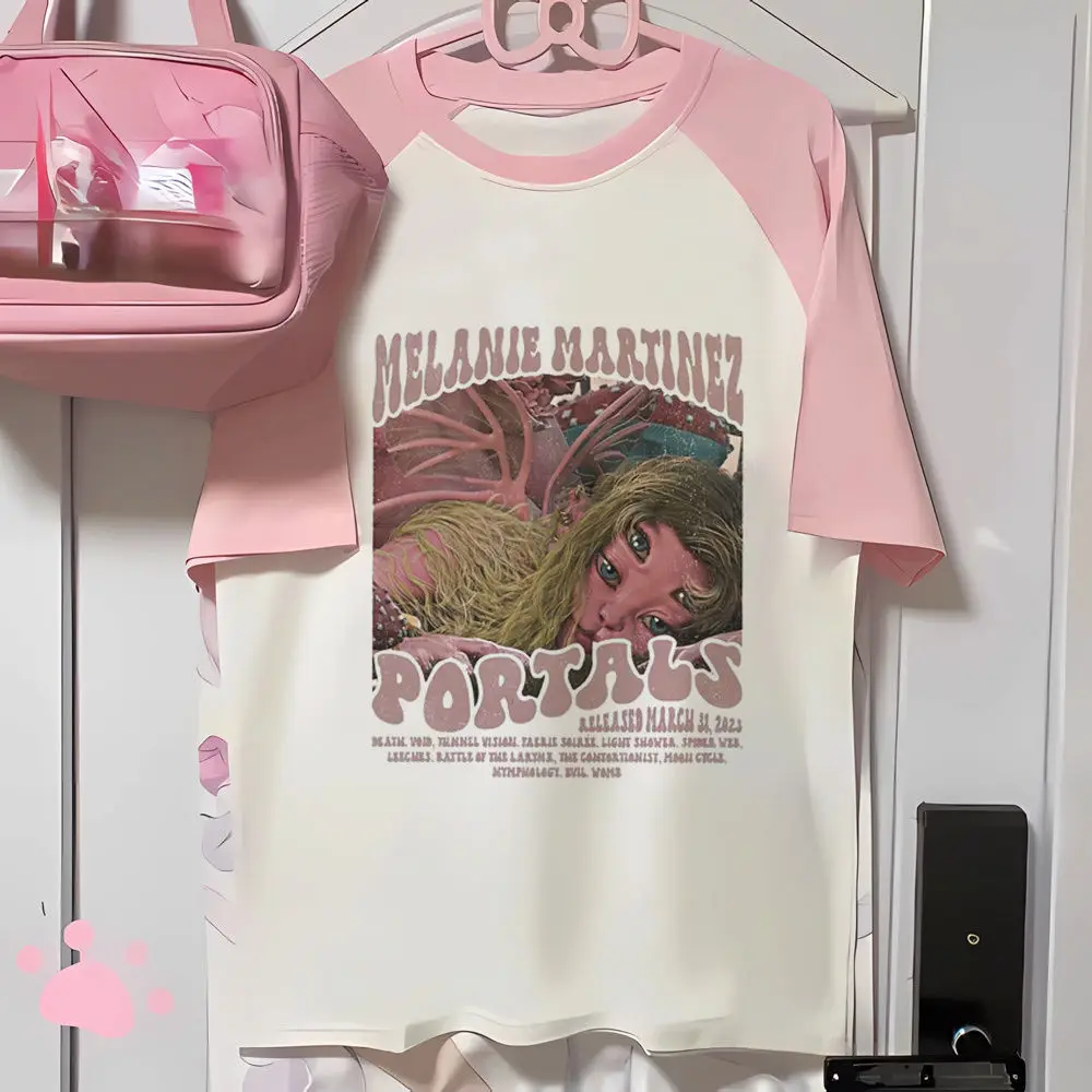 Melanie Martinez t shirt female Y2k 2000s 80s Gothic women anime t shirt hip hop 2000s Psychedelic harajuku University
