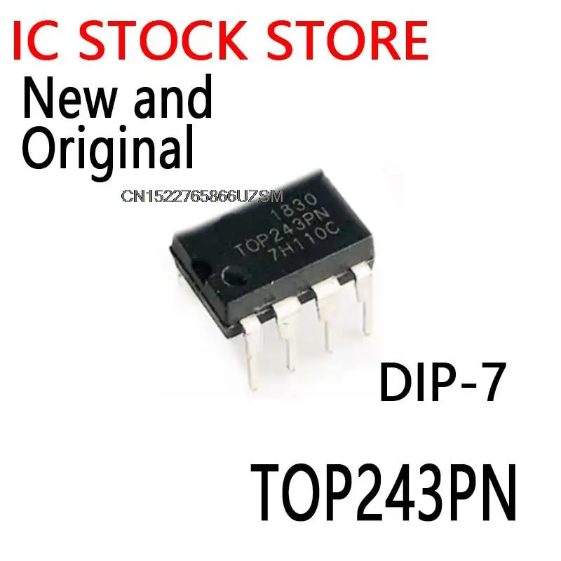 10PCS New and Original  DIP-7 TOP243 243PN TOP243P TOP243PN