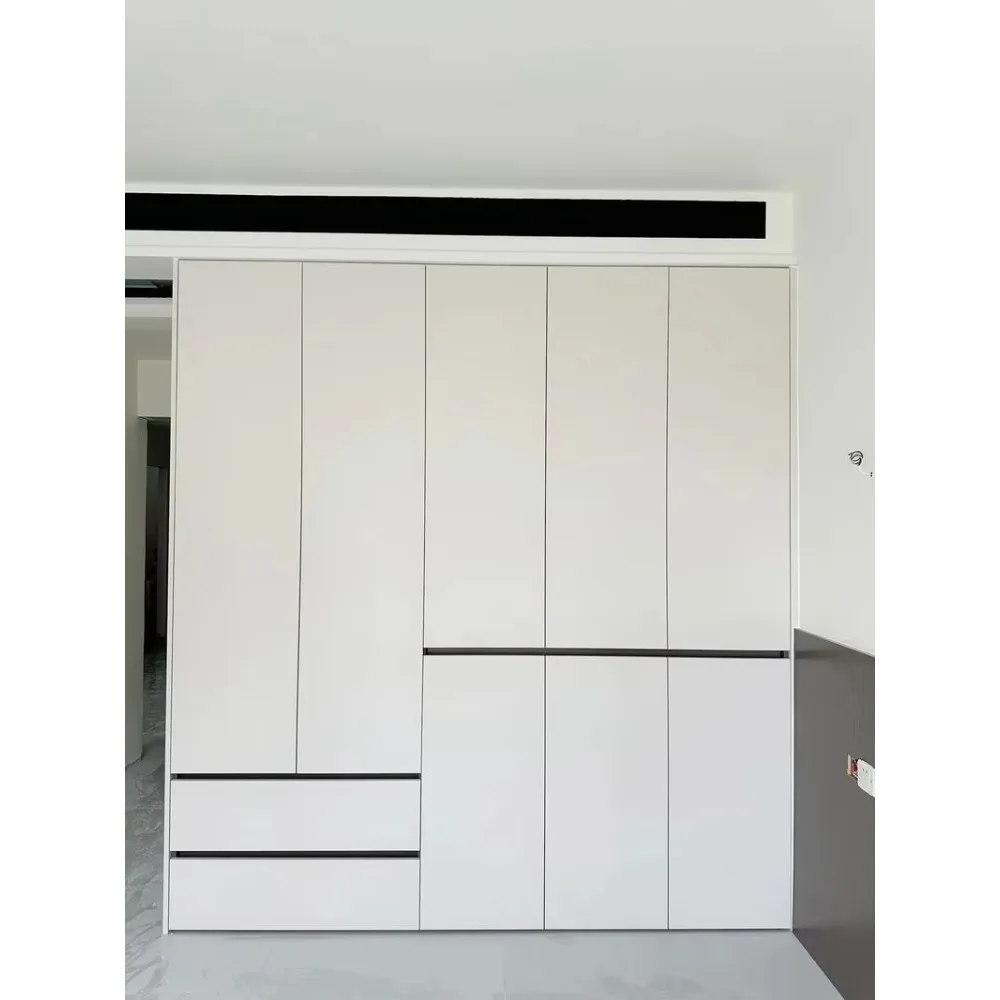 Luxuoso design simples móveis para sala de estar porta durável guarda-roupa para casa e armazenamento de roupas
