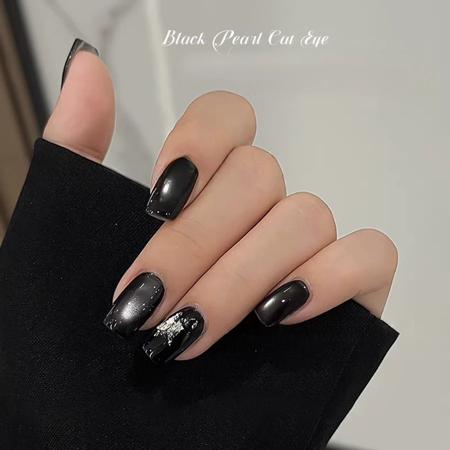 

TC Autumn Winter Black Cat Eye Gel Nail Polish New Red White Dopamine Nail Shop Exclusive Nail Salon For Travel Women And Girls