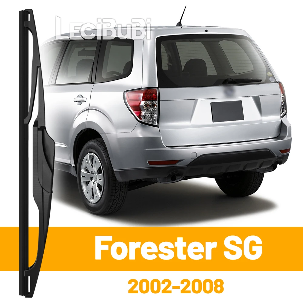 

Для Subaru Forester SG 2002-2008 2003 2004 2005 2007, заднее лобовое стекло, щетка стеклоочистителя, двери багажника, аксессуары для дворников
