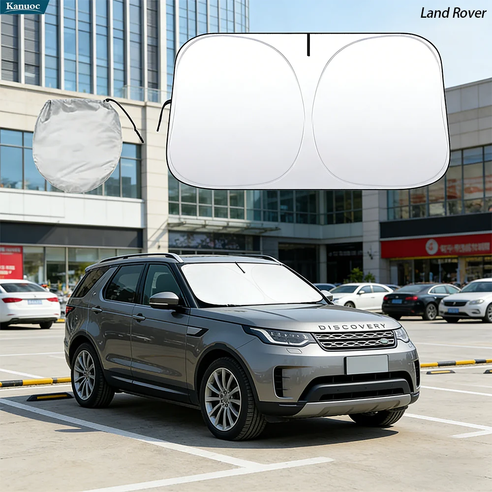 

Windshield Sun Shade For Land Rover Discovery5 L462 2017-2025 Car Sunshade Sun Visor Protector Foldable Blocks UV Rays
