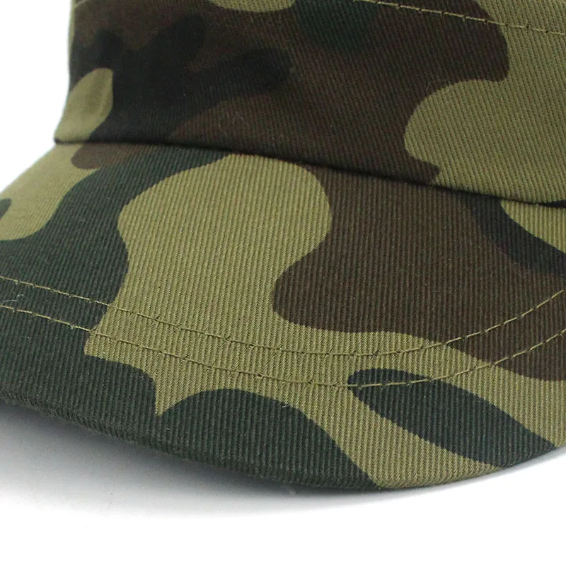 Camouflage Men\'s Vintage Baseball Caps Cotton Flat Cap Adjustable Outdoor Breathable Visor Sun Protective Casual Hat Men Women