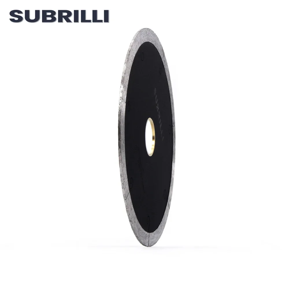 SUBRILLI 슈퍼 얇은 다이아몬드 원형 톱 블레이드 5 "디스크 불가리아어 125mm 타일 대리석 세라믹 절단 디스크 앵글 그라인더