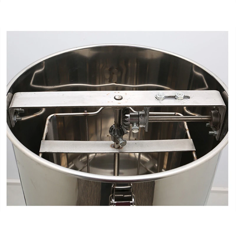 

25KG Stainless steel 2 Frames manual honey bee extractor honey processing machines Honey Collector