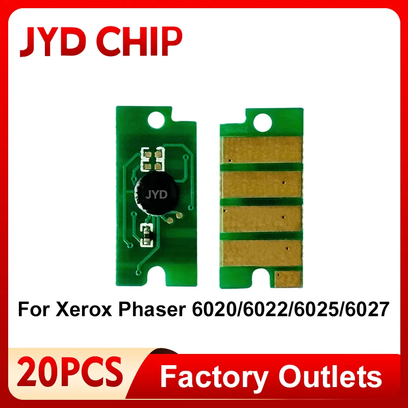 106r02762 Chip for Xerox Phaser 6020 6022 Work Centre 6025 6027 106R02763 106R02760 106R02761 Toner Cartridge Chips Reset