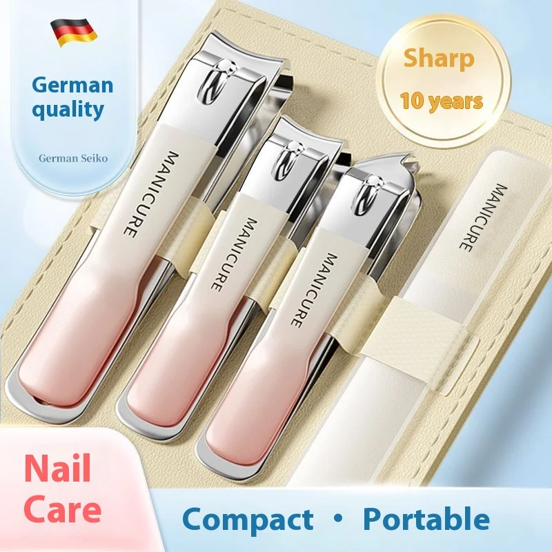 졸업 된 손톱깎이 세트 4/10pcs 휴대용 손톱 가위 손톱 펜치 네일 케어 키트 재고 있음