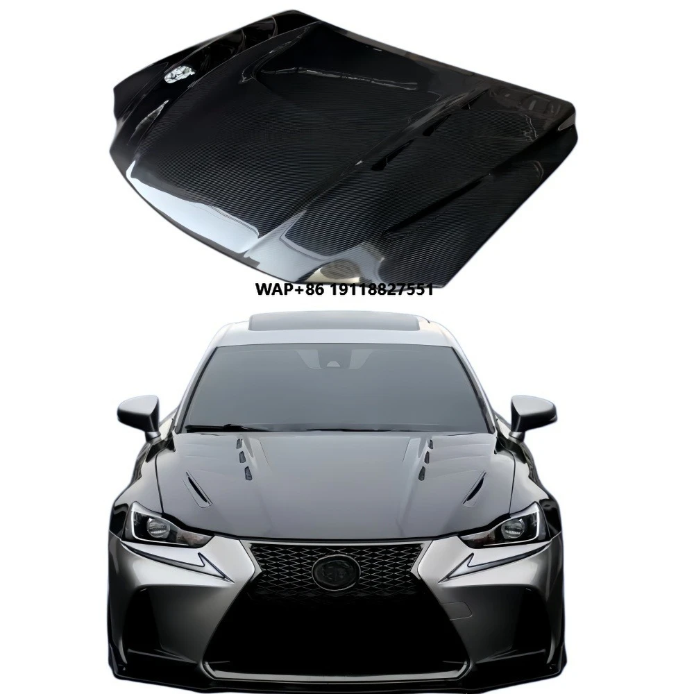 

High Quality Carbon Fiber Replacement Engine Hood for 2006-2012 IS