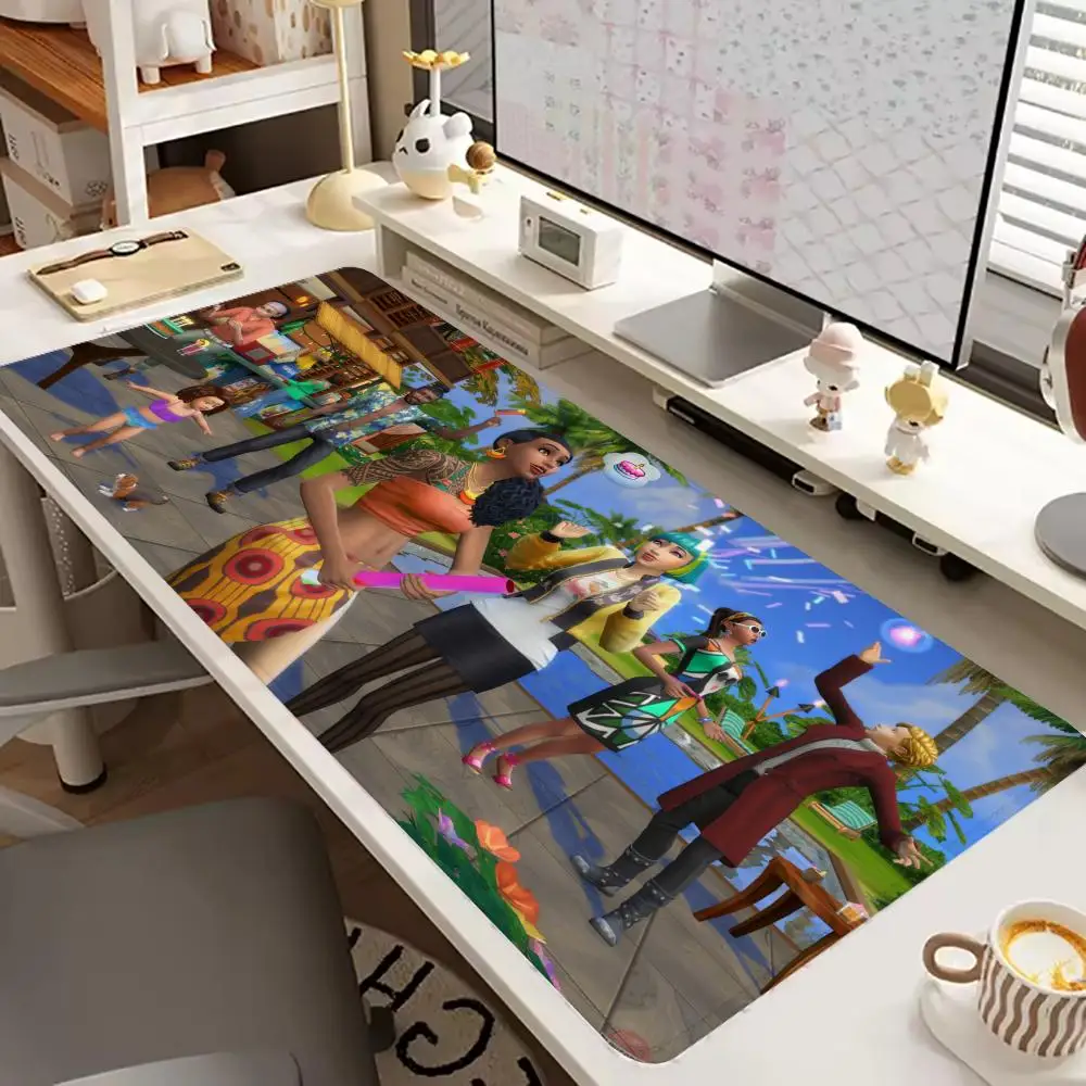 

T_The S_Sims Mouse Pad HD Anime Mouse Pad XXL Large Gamer Accessory Mouse Pad for PC Gamers, Office Keyboard Accessory Mouse Pad