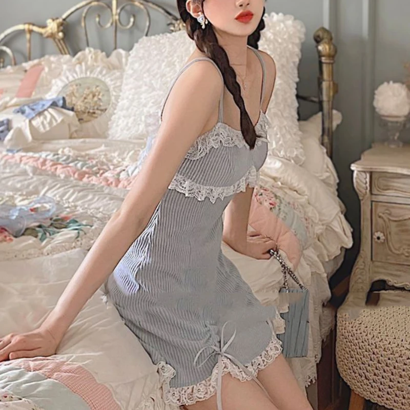 Dresses Women Lace Sweet Creativity Sexy Princess Simple All-match Japanese Style Stylish Delicate Casual Fashion Graceful New