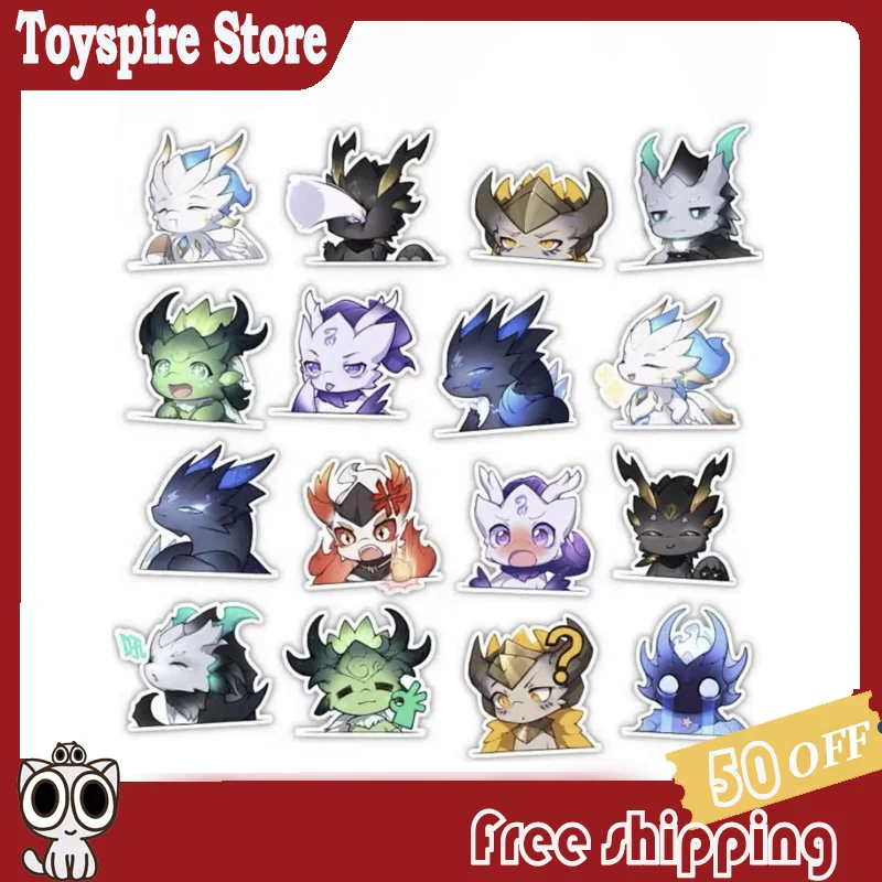 

The Classic of Mountains and Rivers Together with LOONG Series Cute Action Figure Collectible Model Cartoon Decor Doll Toys