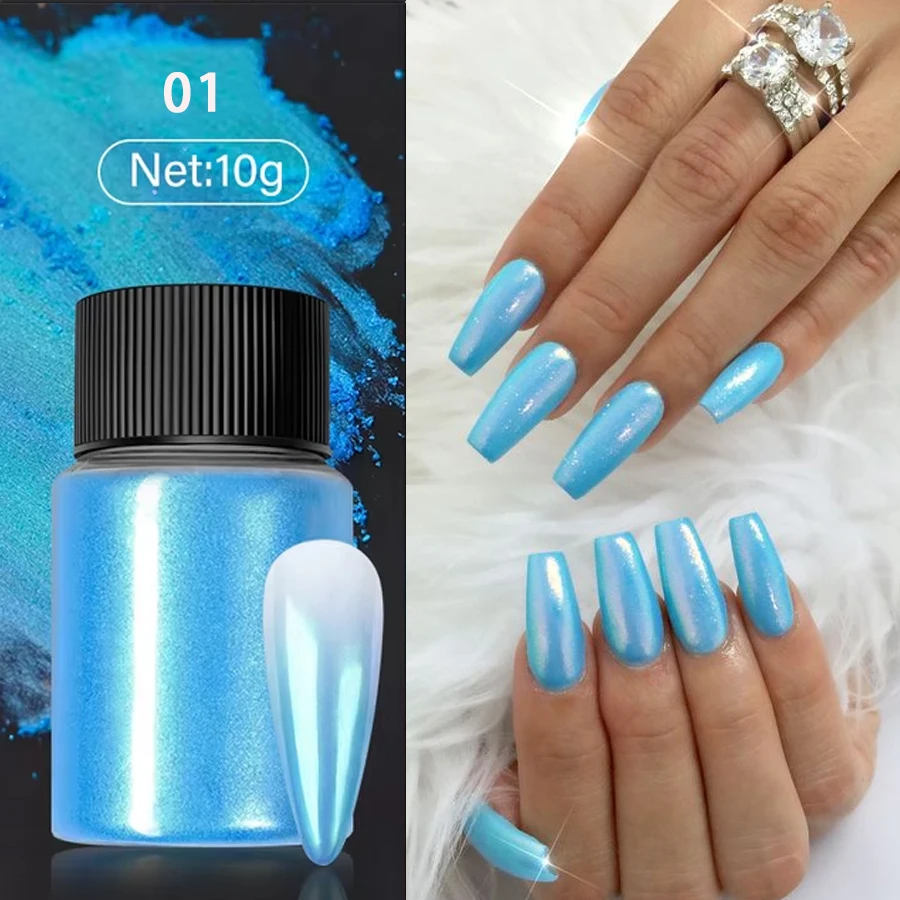 1 PCS Powder Pigments, Rainbow Pearl Effect Epoxy Resin Dyes, DIY Jewelry Making and Nail Art Decorations