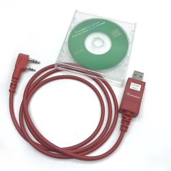 기존 WOUXUN 워키 토키 USB 프로그래밍 케이블 KG-UVD1P KG-UV6D KG-UV8D KG-UV899 KG-UV9D PLUS CD 소프트웨어 케이블 포함