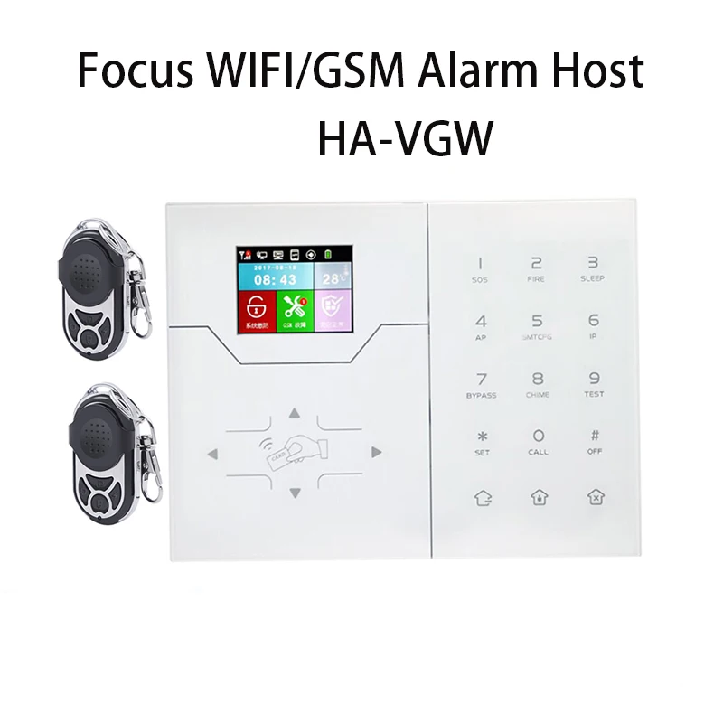 

Система сигнализации Focus HA-VGW, Wi-Fi, GSM, 85 дБ, 433 МГц