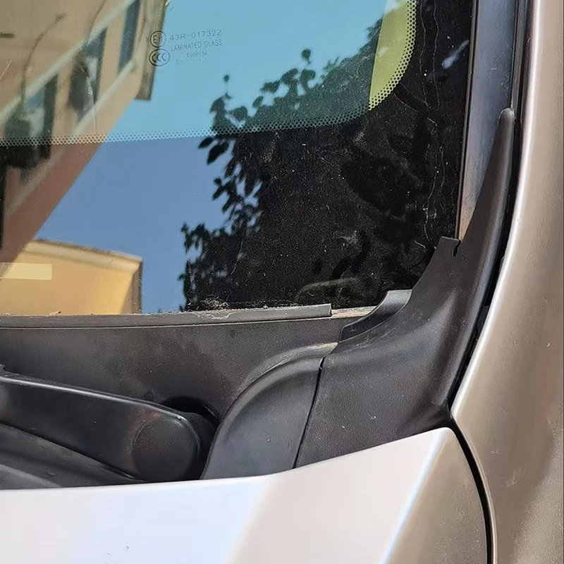 1/2 قطعة الزجاج الأمامي للسيارة التفاف الزاوية الكسوة ممسحة الجانب غطاء الكسوة غطاء جزء لشركة هيونداي أكسنت 2006 2007 2008 2009 2010 2011