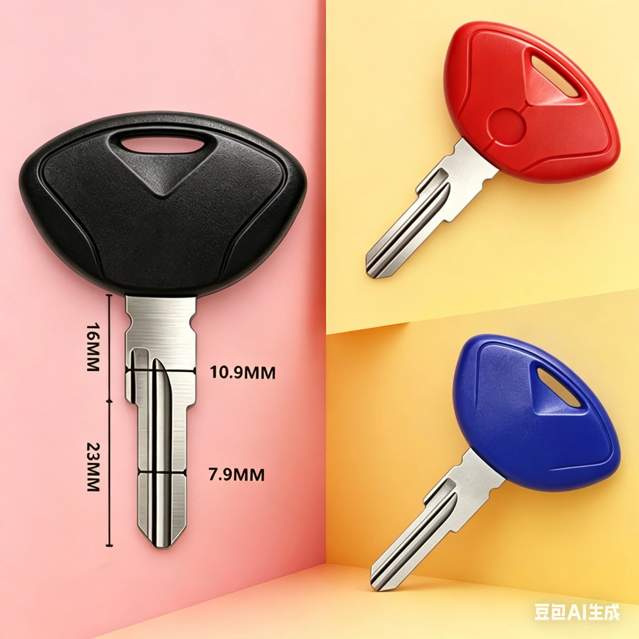 For BMW Scooter Anti-Theft Blank Key C600 C650GT Sport C1 C1-200 Uncut Motorcycle Key Replacement Programmable
