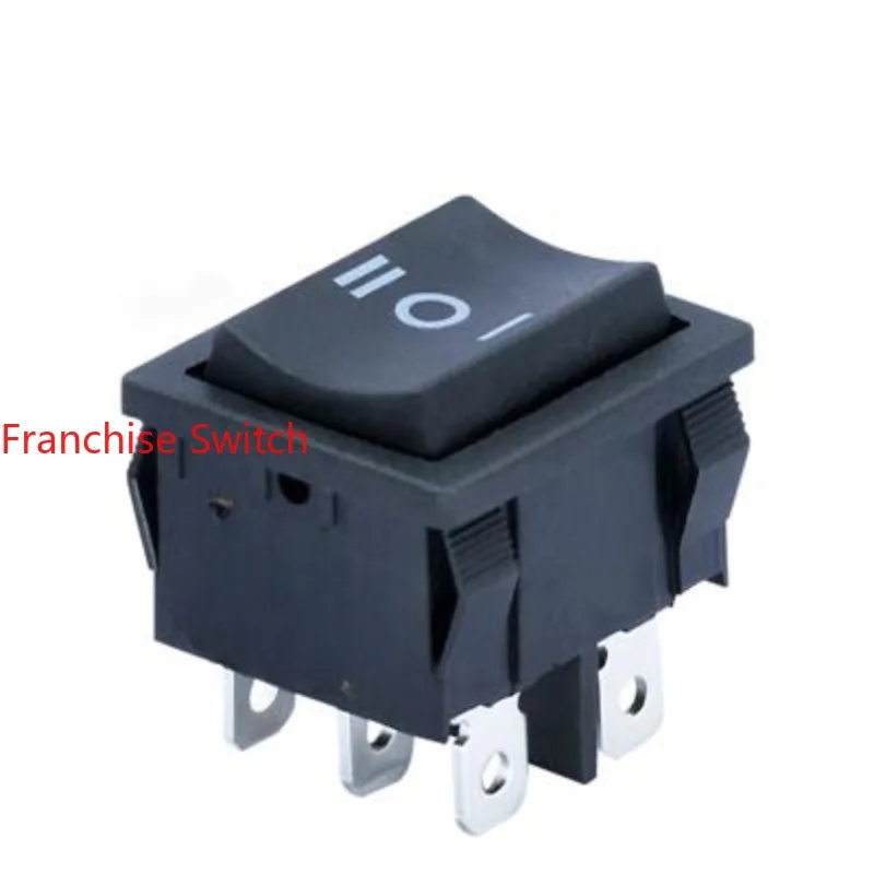 

10PCS Ship switch MR-4-230-C6N-BB 6 pin 3 gear silver touchpoint rocker