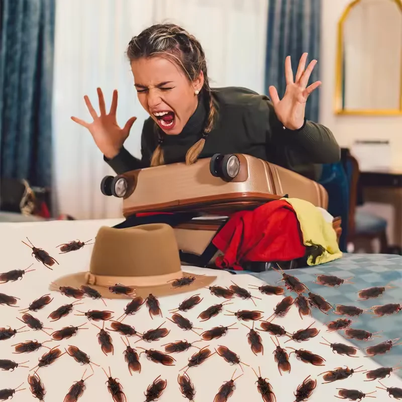 

5/10 шт., искусственный таракан, реалистичные поддельные насекомые плотва, новинка, реквизит для трюков, детские игрушки, приколы, практичные шутки, игрушки